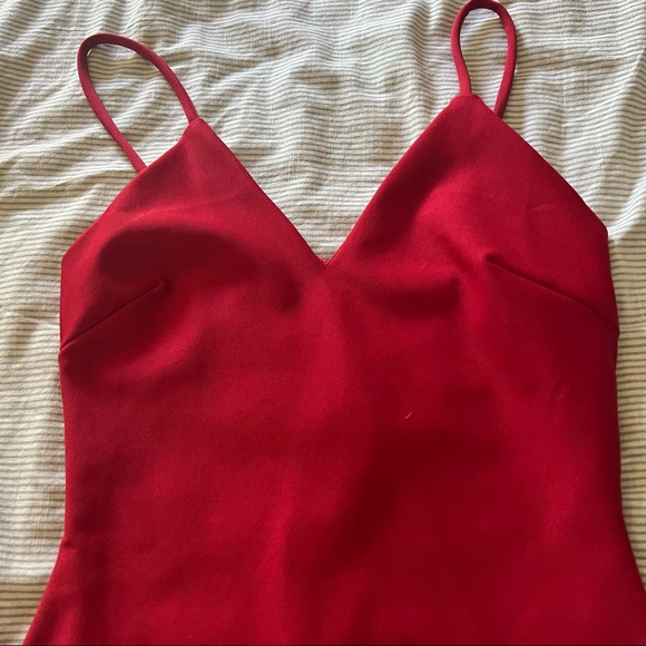 Red Bodycon Dress - Picture 2 of 3